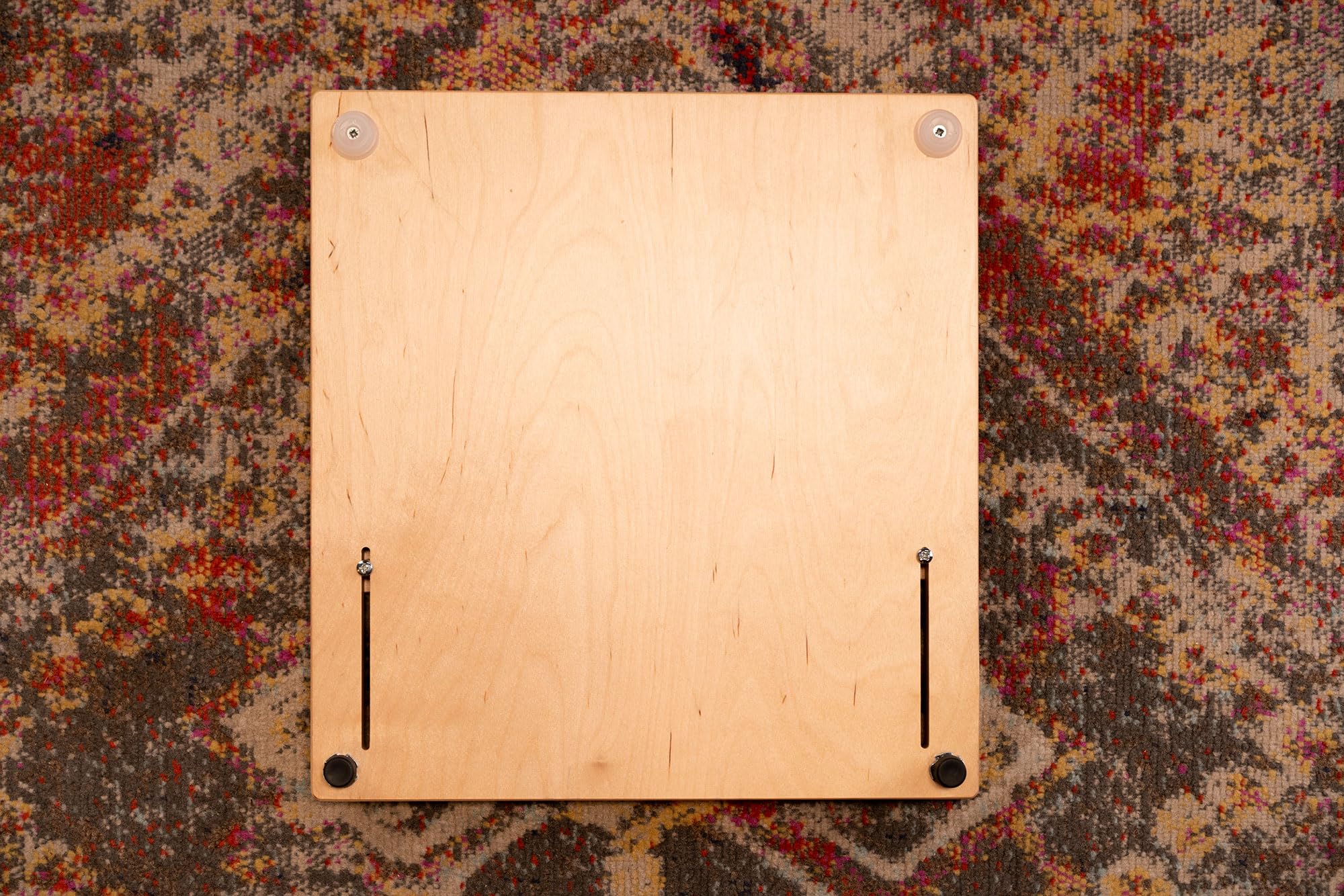 Meinl Percussion Cajon Pedal Support – Plaque de base en bois pour cajon et ses pédales – 33 x 35 cm – Bouleau Baltique, Naturel (MCPM)