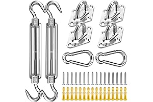 Get Rock-Solid Support for Your Sun Shade Sails: FZENeast Shade Sail Hardware Kit