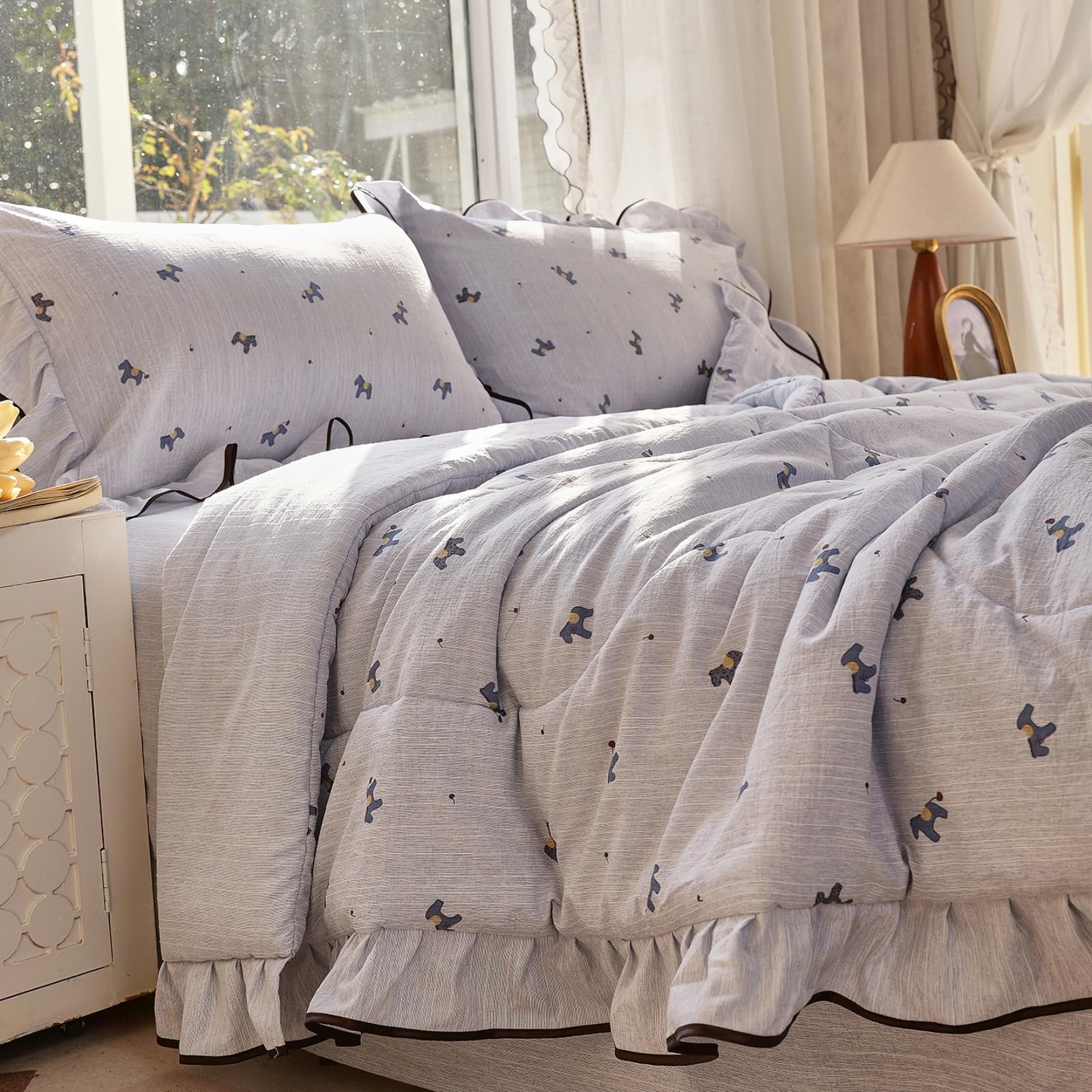 Odot Edredón Sin Funda 2.5 TOG Single A King (Caballo,180x220cm) | Relleno Nórdico Verano Edredón Ligero y Transpirable Lavable a Máquina y Secado Rápido para las Noches Cálidas de Verano