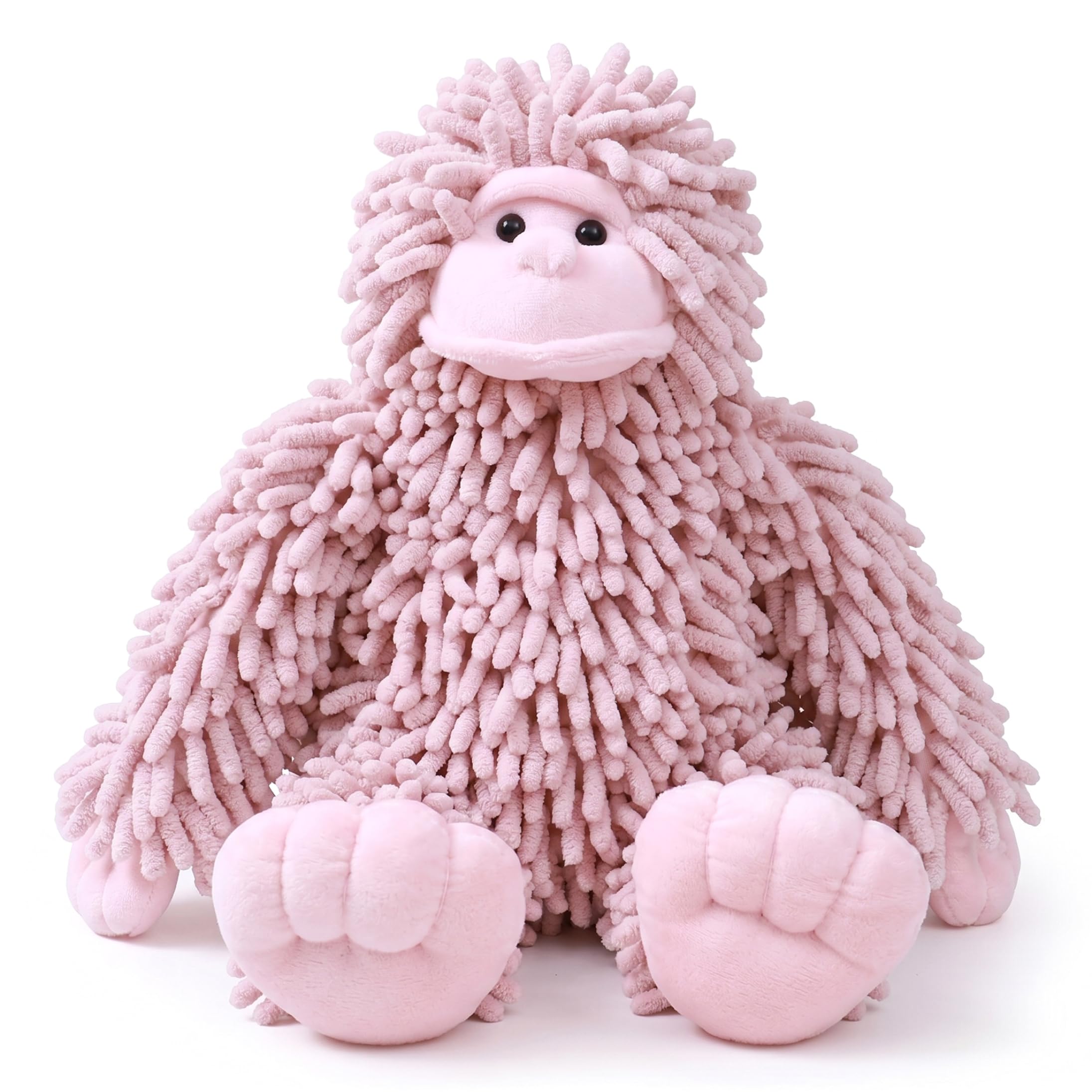 Bemonew Animal Hand Towels, Quick-Absorbent Chenille Hand Towel, Cute Creative Gorilla Shape for Bathroom & Vanity, Style-1