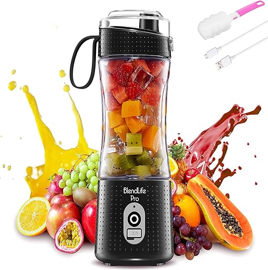 Blendlife Pro 210W 400ml Portable Blender With Sippe Blendlife Pro 210W 400ml Portable Blender With Sippe