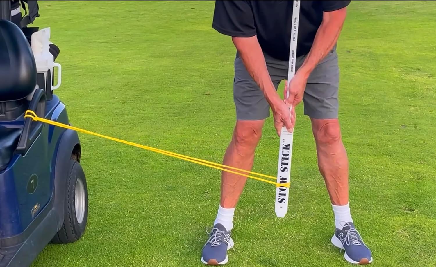 Adds Golf Skill, Play Smart & Putt Better, Protects Clubs, No Lost Gear, Travel Bag Arm, Resistance Tool, Putting Alignment Aid, Pregame Warm-Up, Golf Forever Stretching Bar & Training