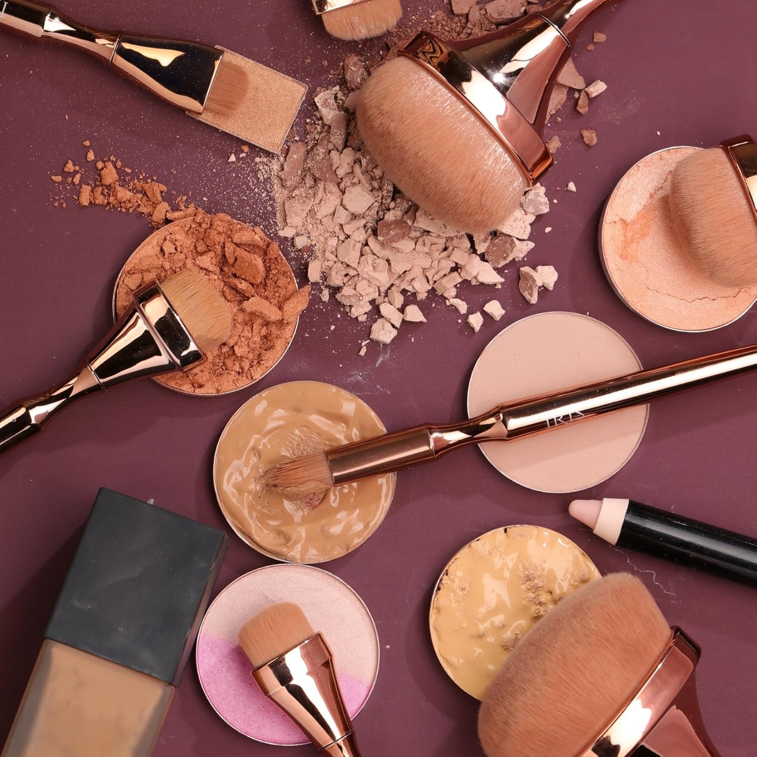 Iris Luminous HD Eye Makeup Brush (Complete Makeup Brush Set)