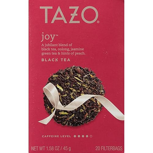 Tazo Joy - Té negro con sabor estacional, 20 bolsas de filtro (1.58 onzas)