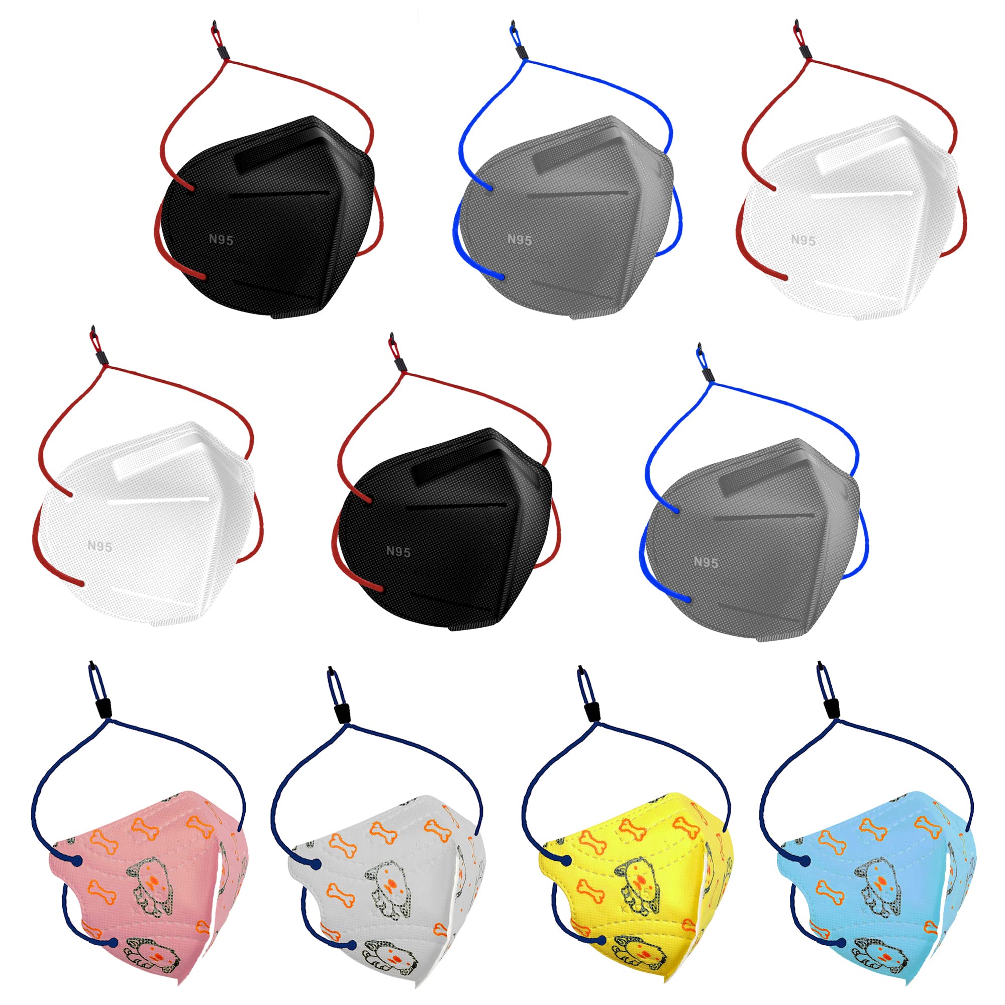 Shocknshop N95 Reusable Washable Face Mask CE, ISO, FDA and WHO-GMP Certified For Men Women And Children Kids Combo Masks Over Head Loop (Pack of 10) (B0BR5XBNZ7) Amazon Price History, Amazon Price Tracker