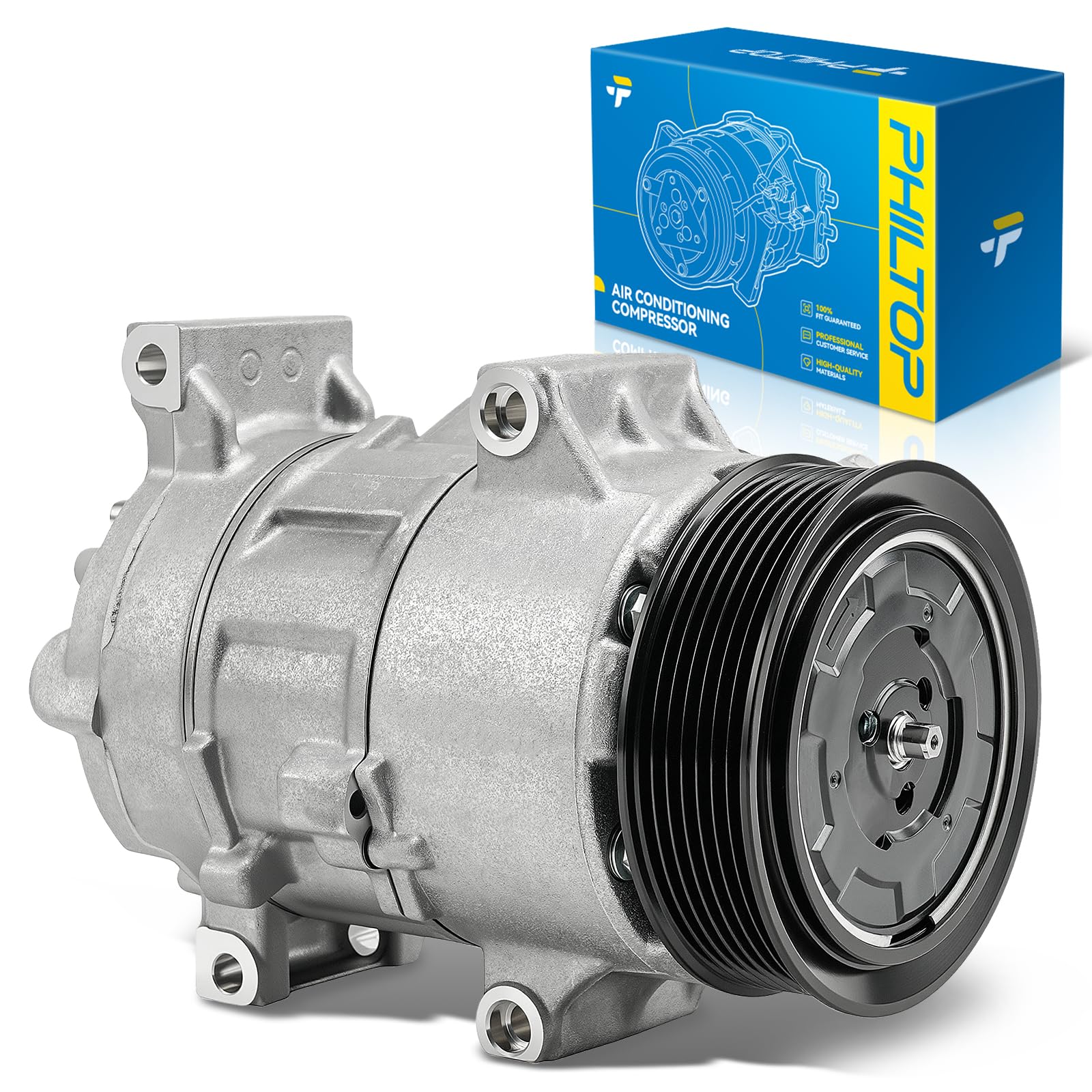 PHILTOP 883100252084 NEW AC Compressor for Toyota Matrix 2011