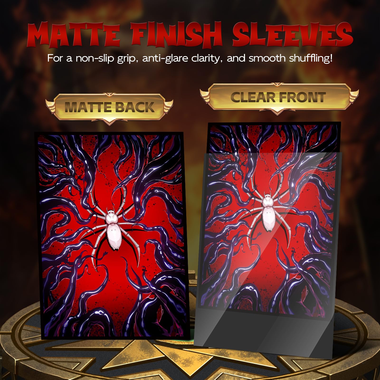 Amazon.com: FUNinEDH MTG Card Sleeves - Spider