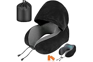 Plush Travel Head Pillow with Hood: The Ultimate Comfort for Restful Journeys