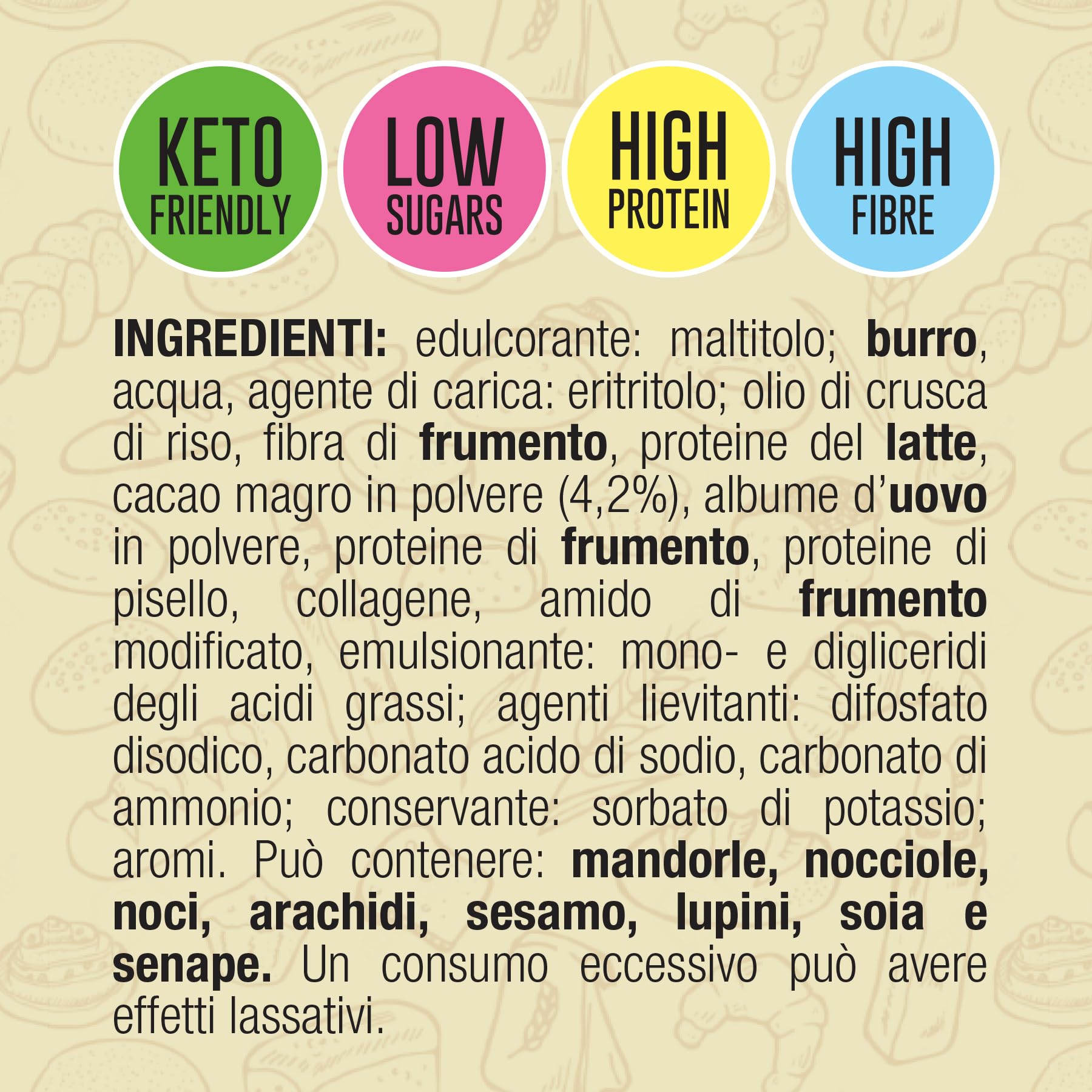 Plumcake Proteico Variegato Cacao EatPro, 10 Plum Cake Da 45g, 1% Zuccheri, 18% Di Proteine, Dolci Chetogenici Low Carb, Colazione Proteica, Plumcake Senza Zucchero, Snack Keto