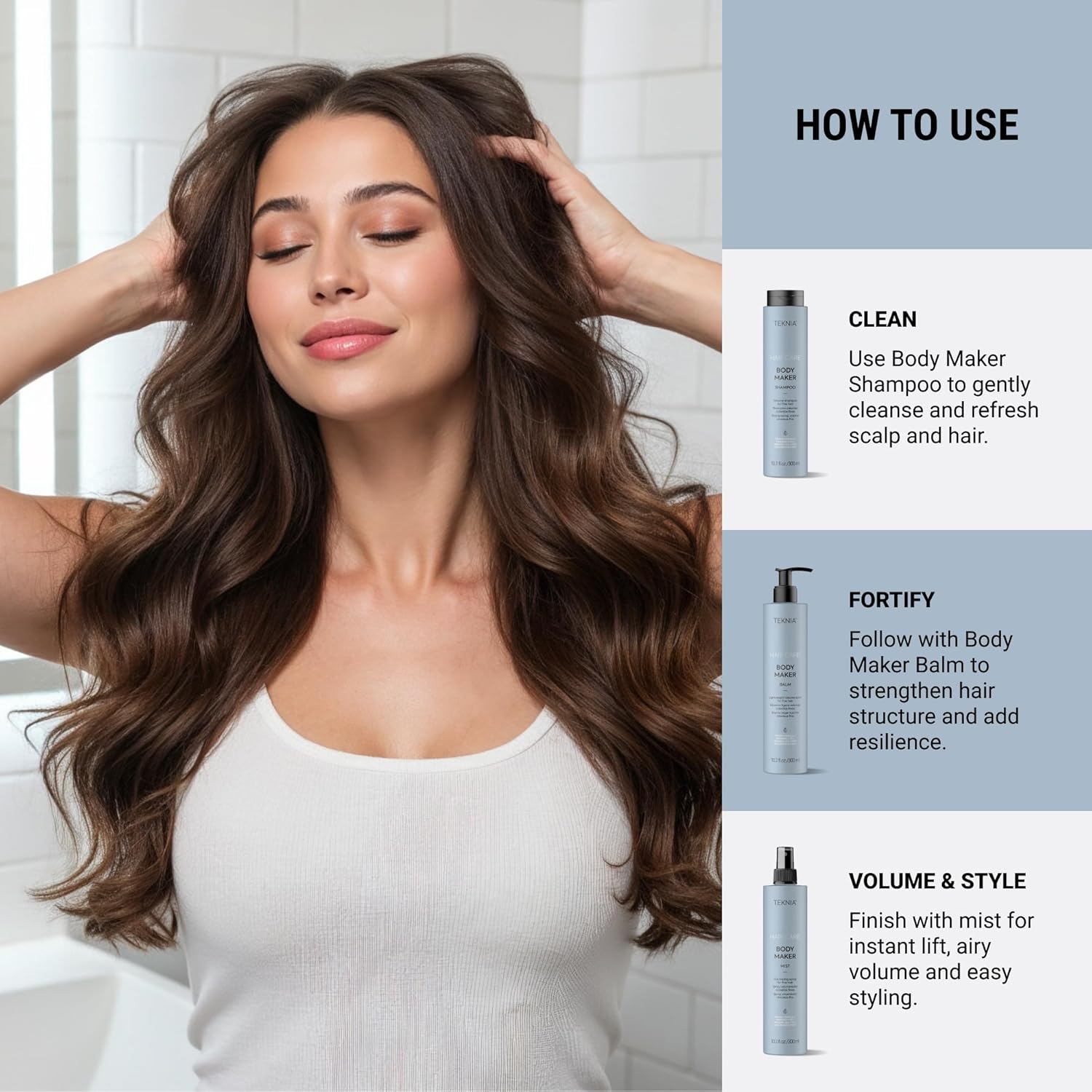 Lakmé Teknia Body Maker Retail Pack - Full size of Body Maker Shampoo, Balm & Mist - Image 8