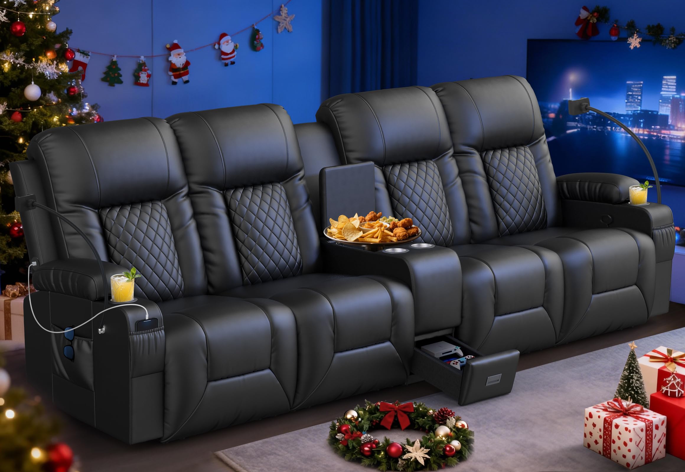 DG PEAFOWL 4-Seat Recliner Sofa