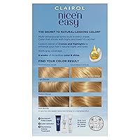 Vista 2 de Clairol - Tinte permanente Nice'n Easy para el cabello, color rubio extra claro 10 (Extra Light Blonde), paquete de 3