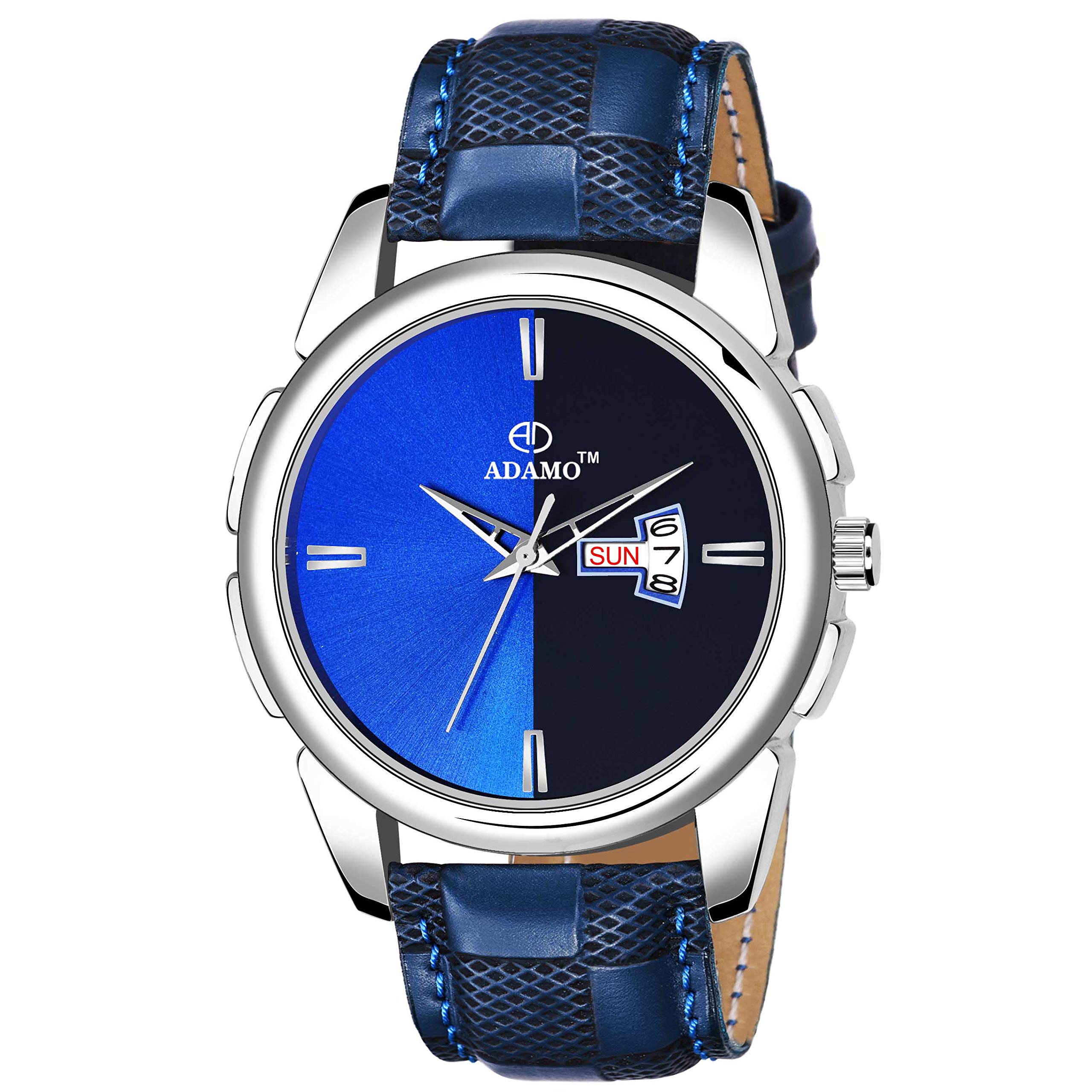 ADAMO Aritocrat Blue Dial Day & Date Mens & Boys Watches A832SB05 (B07ZX9X5Q7) Amazon Price History, Amazon Price Tracker