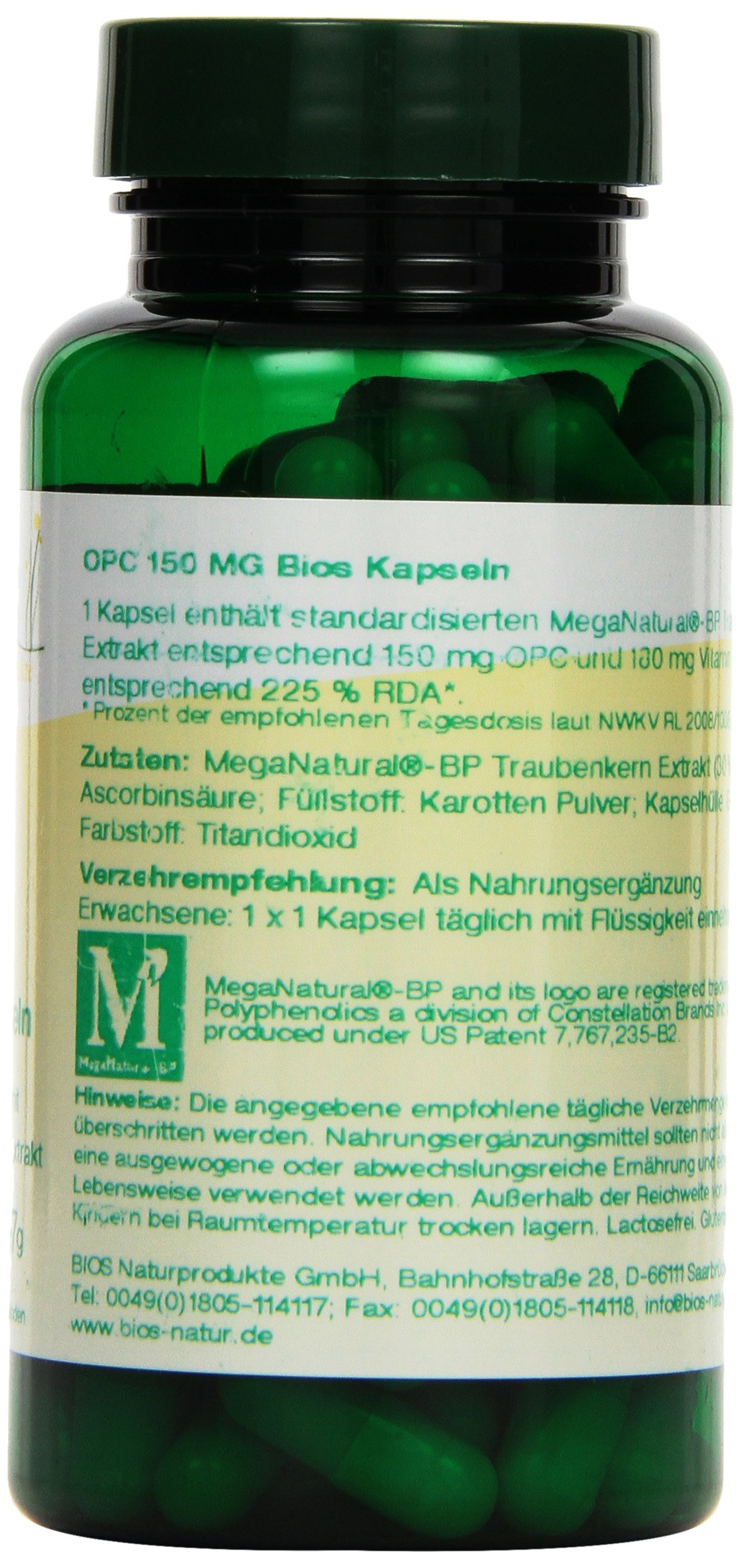 Bios OPC 150 mg, 100 Kapseln, 1er Pack (1 x 57 g)