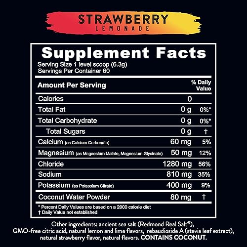 Miniatura 3 de REDMOND Mezcla de electrolitos de hidratación Re-Lyte (limonada de fresa)