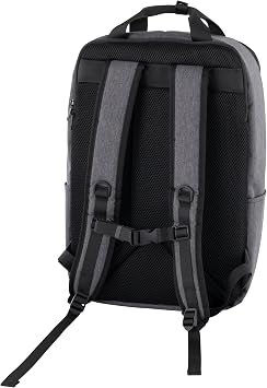 Anello Flute Backpack, Matte Finish, 3 Interior Flute Pockets, Front & Rear Zipper Pockets, Dark Gray