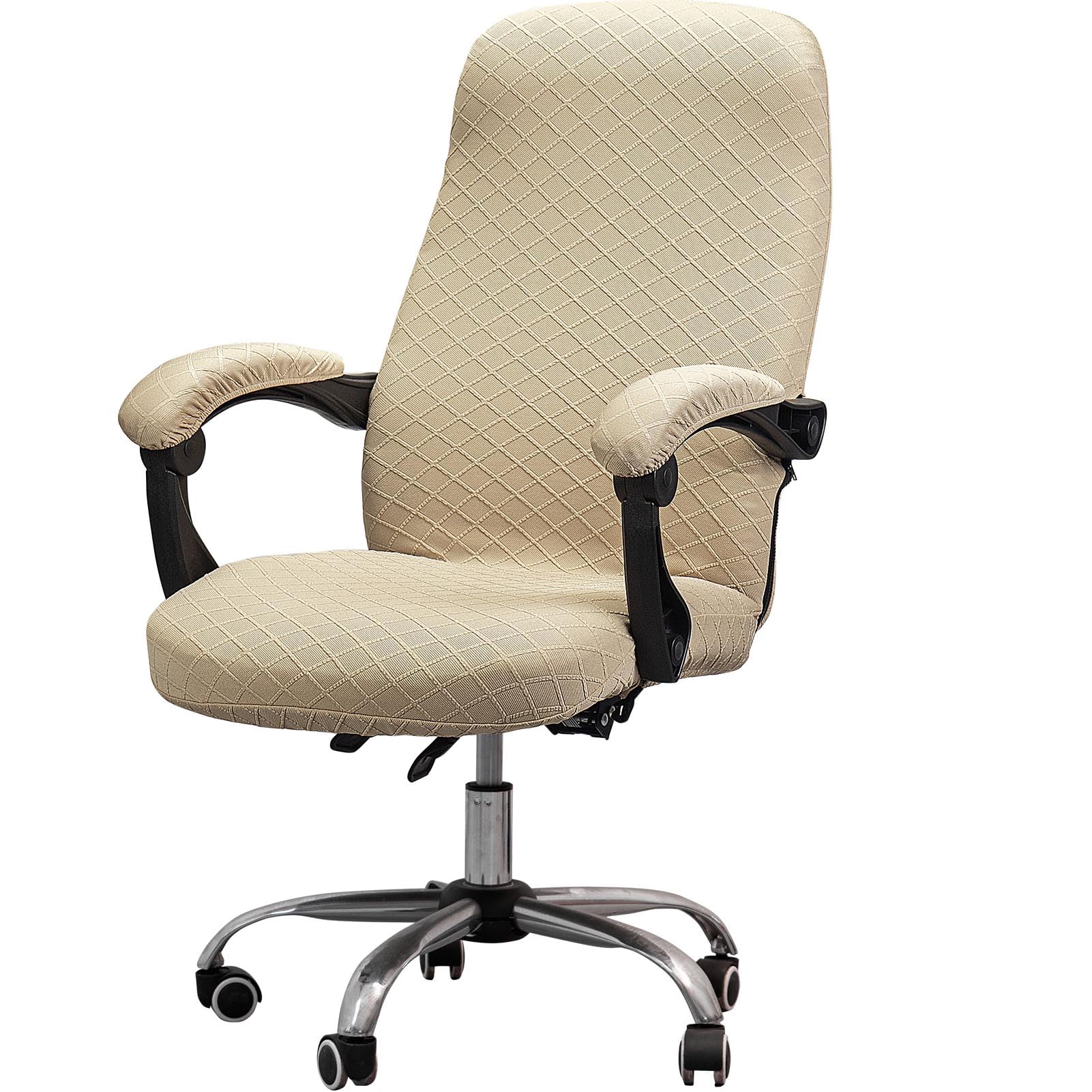 Melaluxe Office Chair Cover with Armrest Covers， Universal