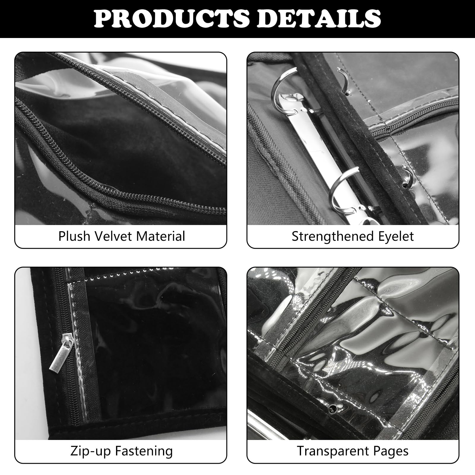 Rouleau à Bijoux Voyage Pliable En Microfibre - Organisateur Portable Pour Bagues Et Colliers