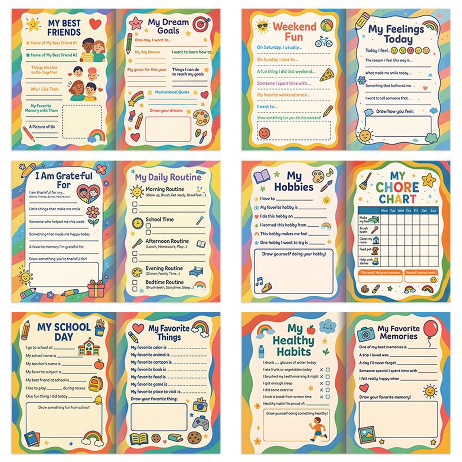 Générique Agenda giornaliera per diario degli obiettivi per tutti, organizzatore per lavoro del, lezioni, studio, viaggi, campeggio, famiglia e scuola