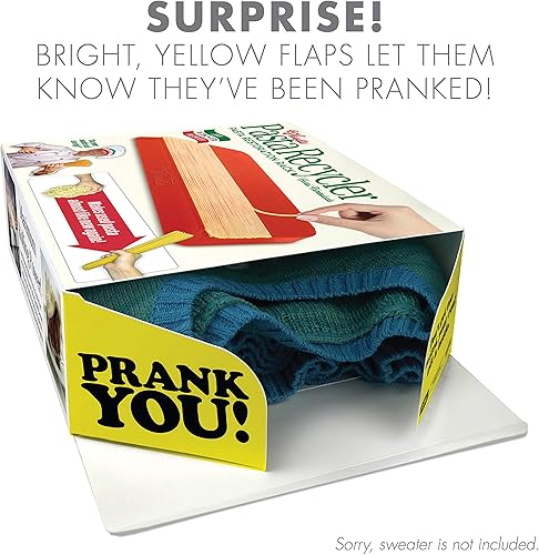 Miniatura 2 de Prank Pack - Caja de regalo para bromas de fideos reciclados, envuelve tu regalo real en una divertida y auténtica caja de regalo, caja de regalo