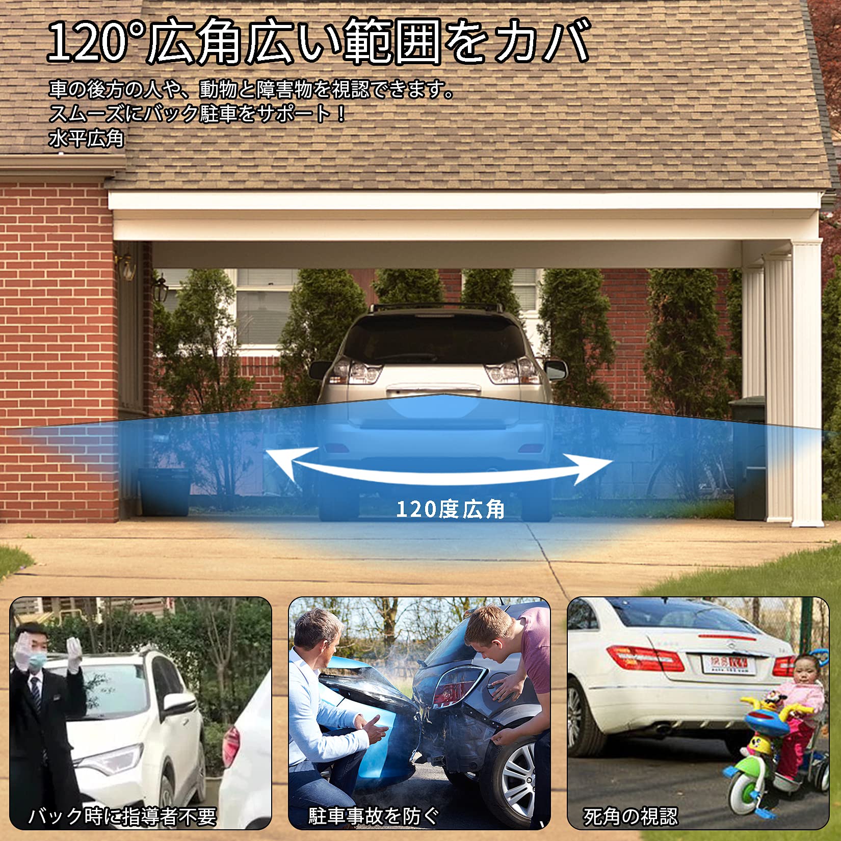 Amazon.co.jp: リアカメラ バックカメラ 100万画素 AHDモニター対応