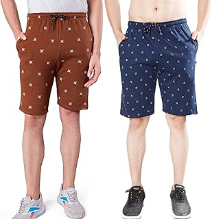 wild camo Men’s Casual Shorts – Pack of 2 | Comfortable Cotton & Polyester Blend | Summer Wear for Daily Use, Gym & Outdoor Activities-picture-42