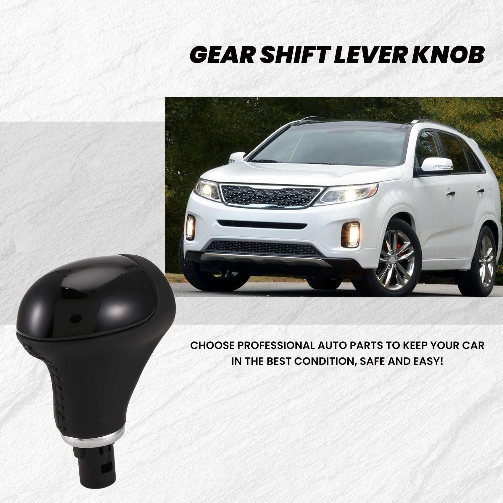 gałka dźwigni zmiany biegów Gałka zmiany biegów dźwignia pasuje do Kia Sportage K3 K4 K5 Optima 2011-2016 Sorento 2013-2014 46720-D1200-A02G
