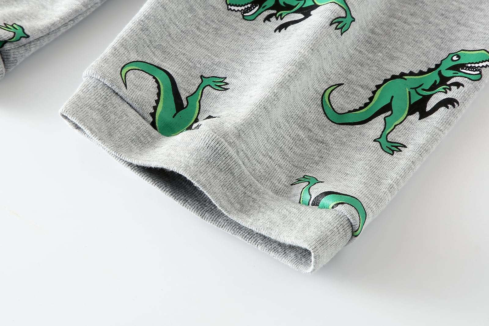 Pijamas de Verano para Niño Dinosaurio/Tiburón/Astronauta 100% Algodón Manga Corta Conjunto 1-12 Años