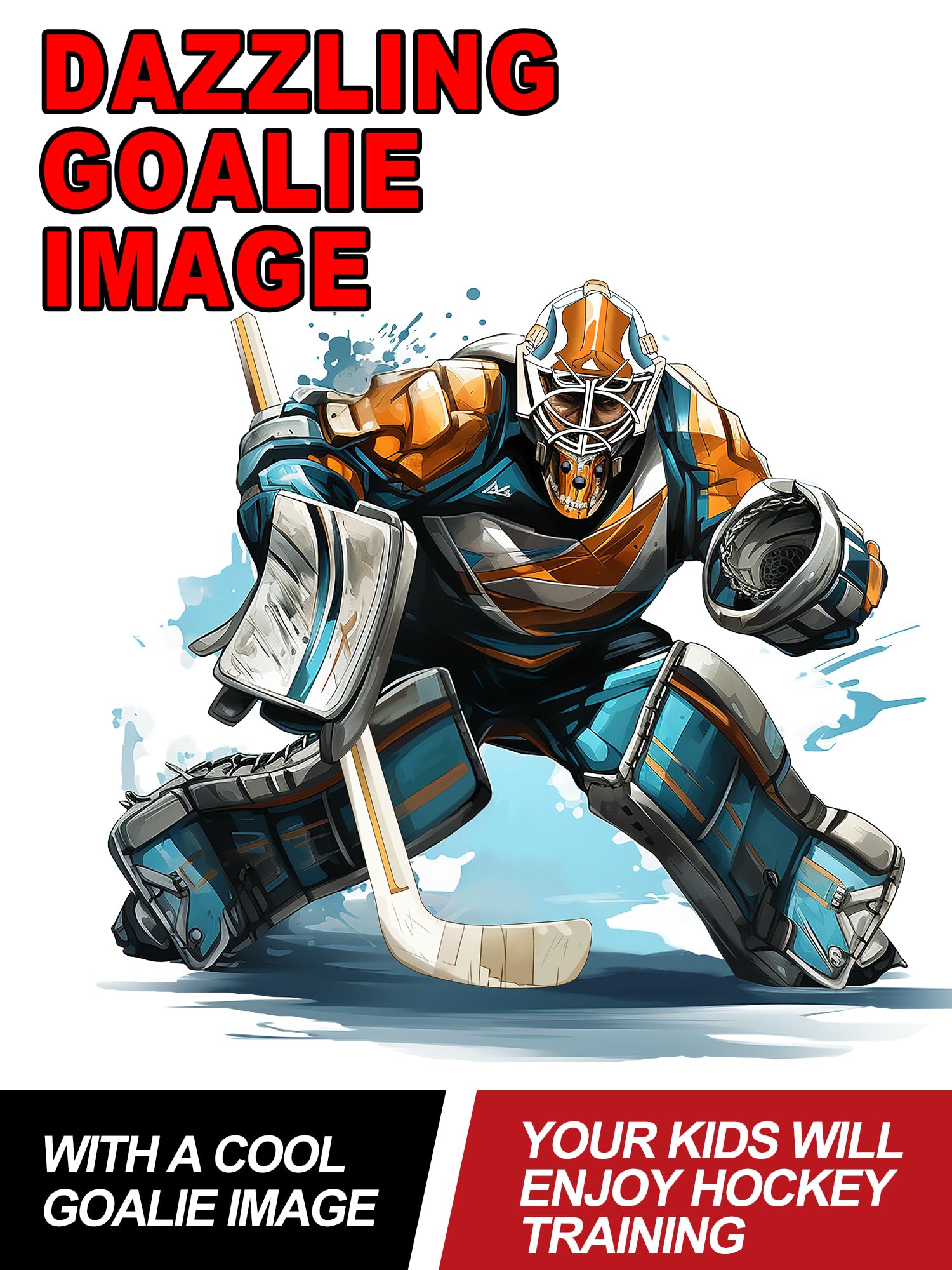 Kasifei Bâche de tir de hockey, filet de hockey, cible de gardien de but, cible de hockey pour l'entraînement de précision de tir, équipement d'entraînement de hockey