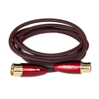AudioQuest Red River XLR Audio Interconnect Cable (0.75m, Pair)