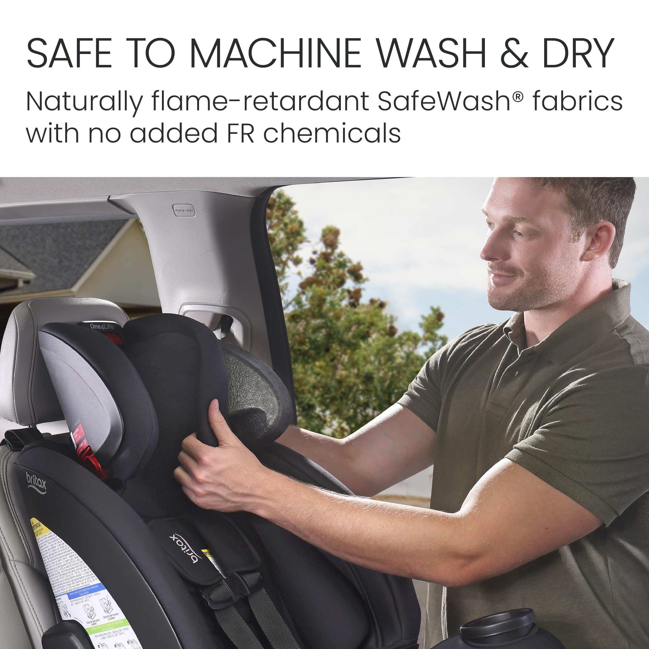 Britax One4Life All-in-One Car Seat — Cool Flow Carbon : Pet Supplies