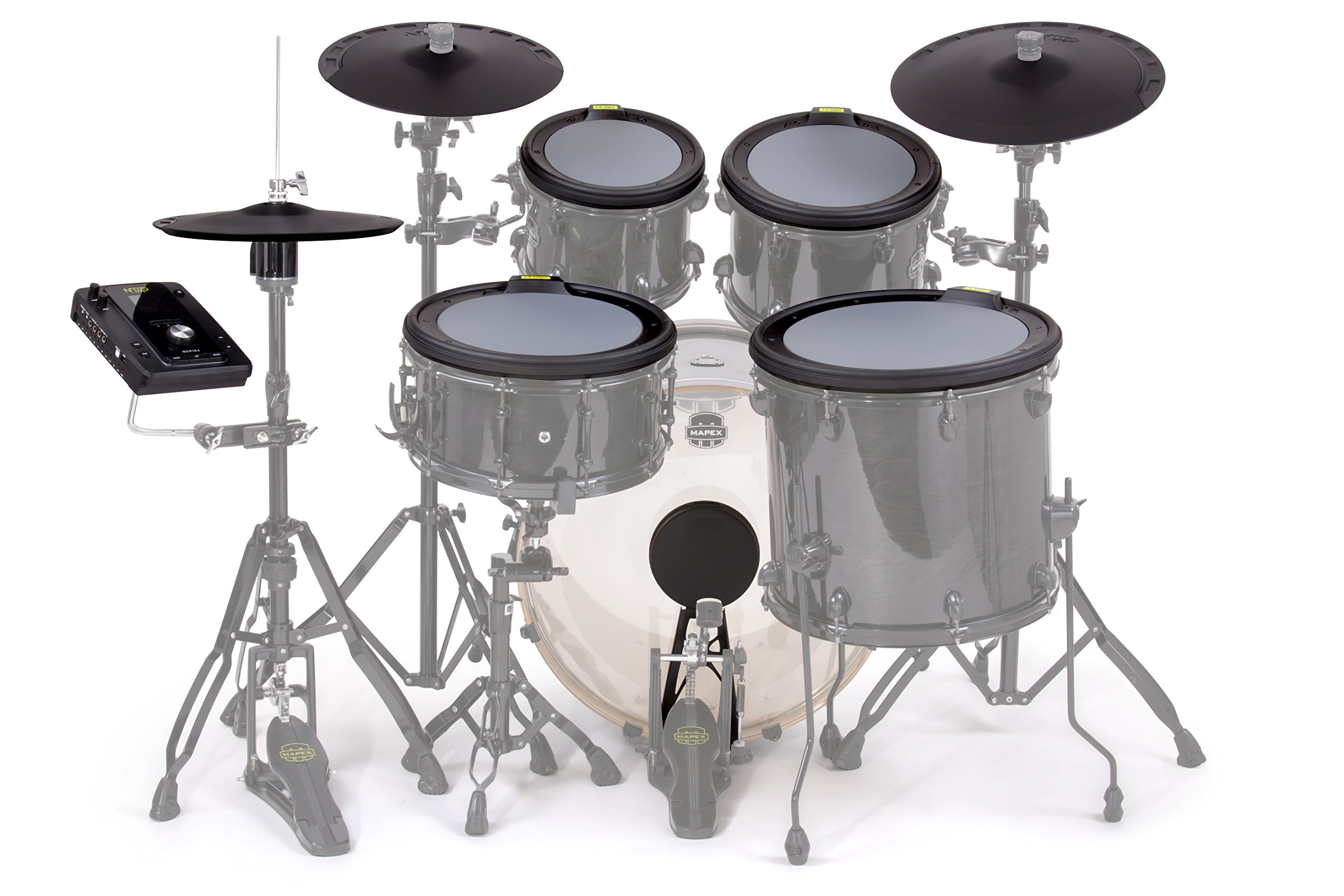 NSP1RFLPK Audio Nspire Rock Full Electronic Drum Kit Pack, Hybrid Conversion