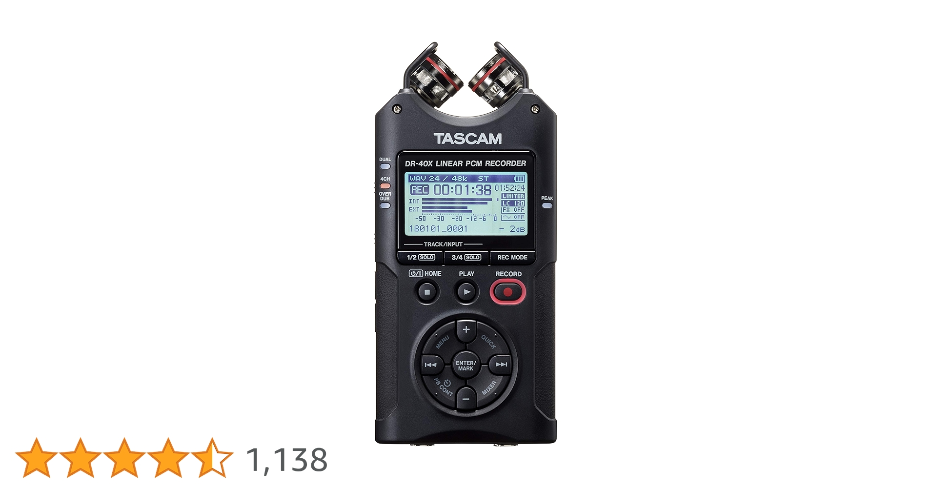 Amazon | TASCAM(タスカム) DR-40X USBオーディオ