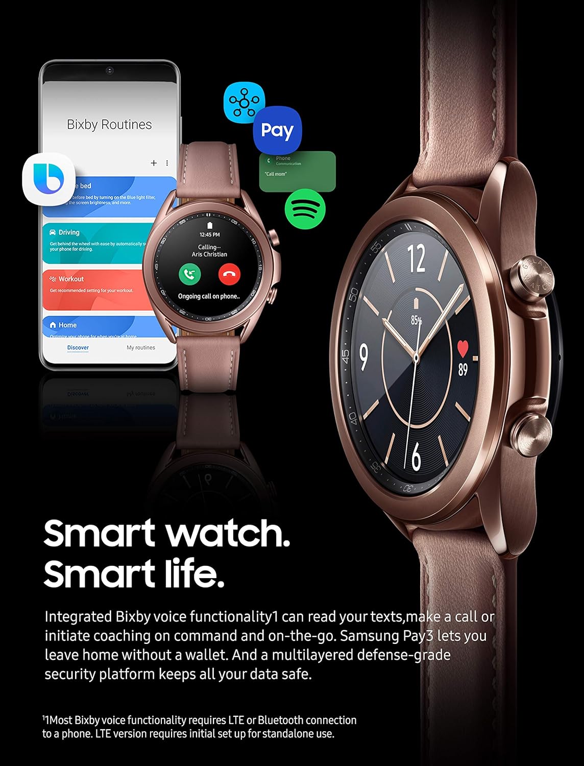 Buy SAMSUNG Galaxy Watch 3 (41mm, GPS, Bluetooth) Smart