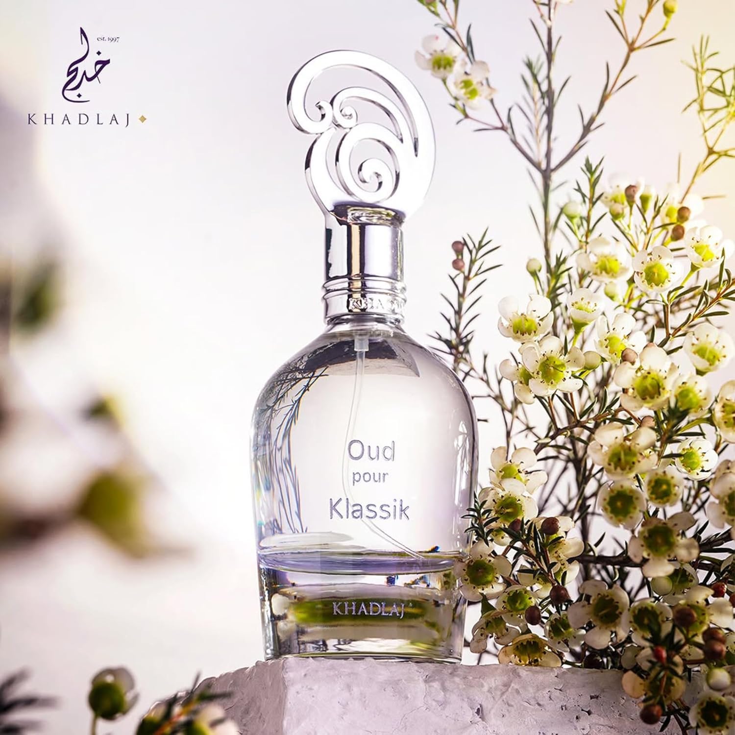 Khadlaj Oud Pour Klassik Eau De Parfum Spray, 3.4 Ounce (Unisex)