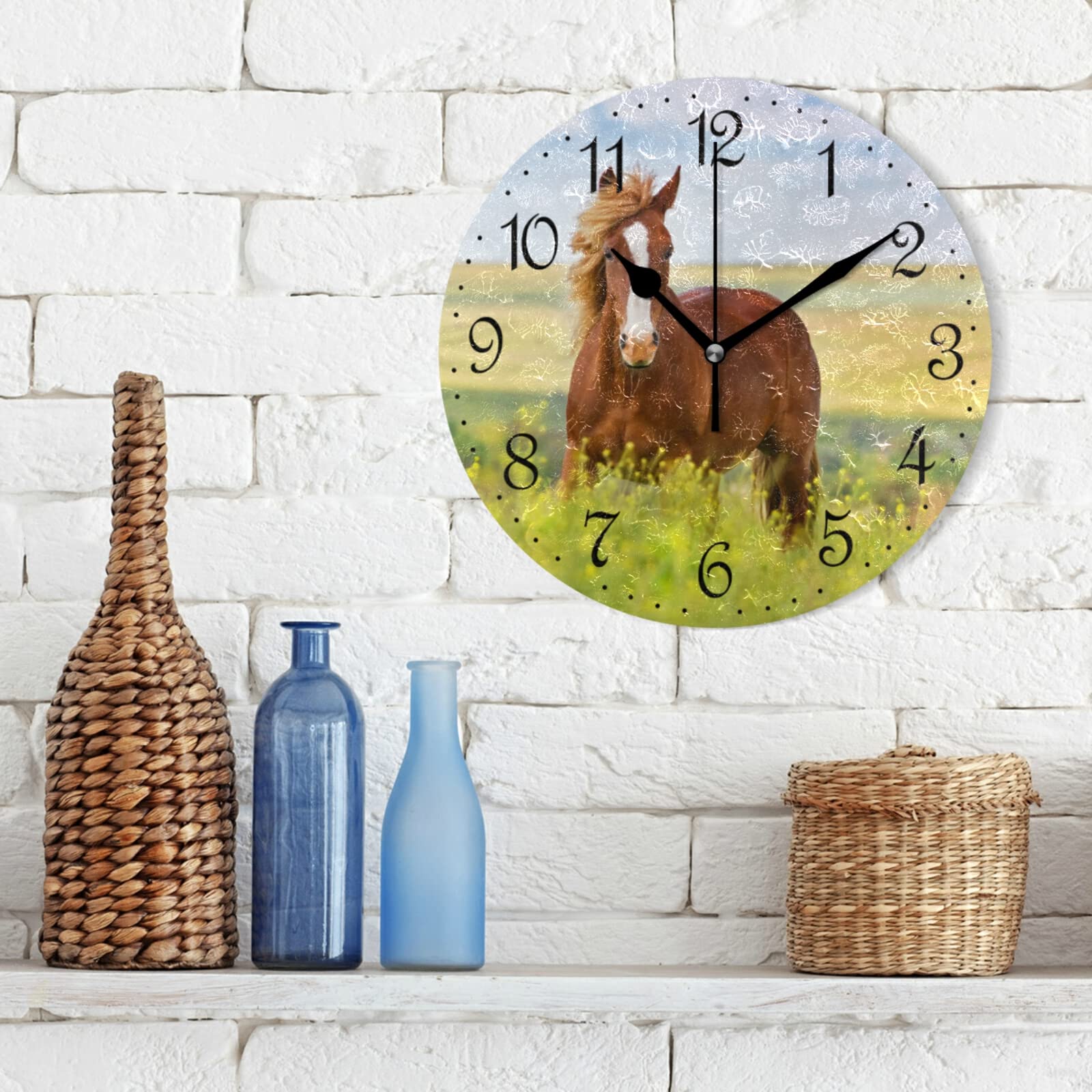 Actieve Vraag Acryl Wandklok Stille Niet-Tikkende Klok Voor Woonkamer Slaapkamer
