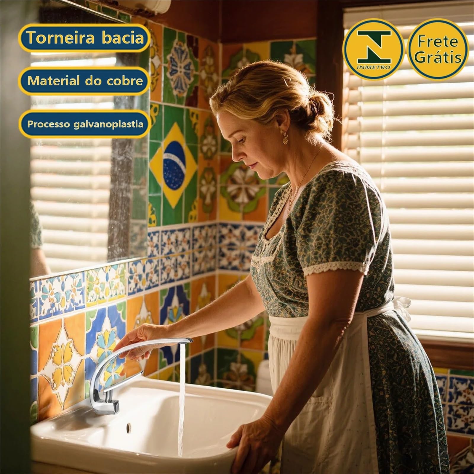 Robinet de lavabo salle bain en or brossé, robinet cuivre à commande unique avec mitigeur, monotrou doré for(Rose Gold)