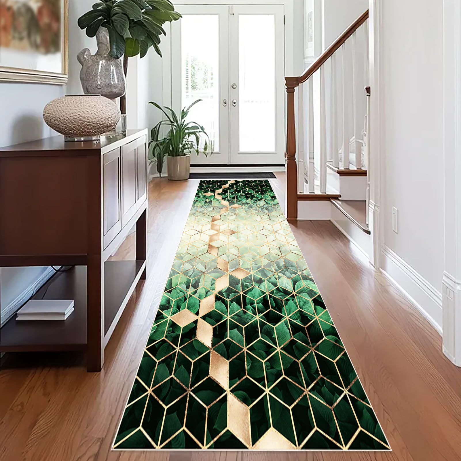 Bieżnik na korytarz, antypoślizgowy, 50 x 450 cm, chodnik do kuchni, przedpokoju i wejścia, można prać, chodniki do przedpokoju, kuchni, chodnik, dywan podłogowy, do przedpokoju, salonu, korytarza