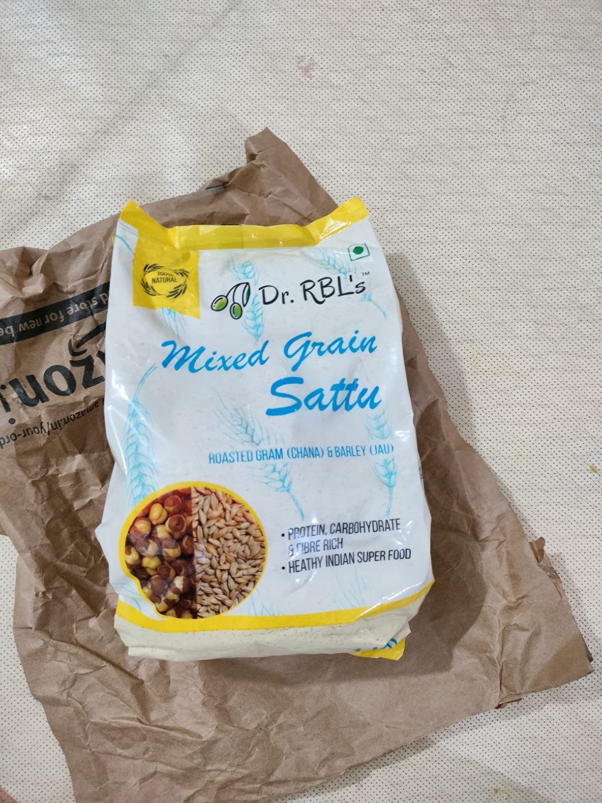 Dr. RBL's Sattu Powder Mixed Grain Sattu Atta Chana Sattu with Jau