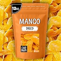 Vista 7 de Oh! Nuts Mango seco – 12 oz – Rebanadas de frutas secas – Menos azúcar añadido – Bocados de frutas deshidratados – Empaquetado en bolsa de cierre