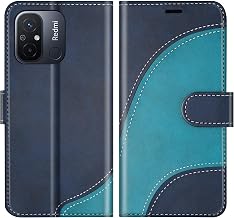 Cover for Xiaomi Redmi 12C / Xiaomi Redmi 11A 4G, PU Leather Wallet Case, Magnetic Book Cover with Card Slots for Xiaomi Redmi 12C / Xiaomi Redmi 11A 4G, Blue