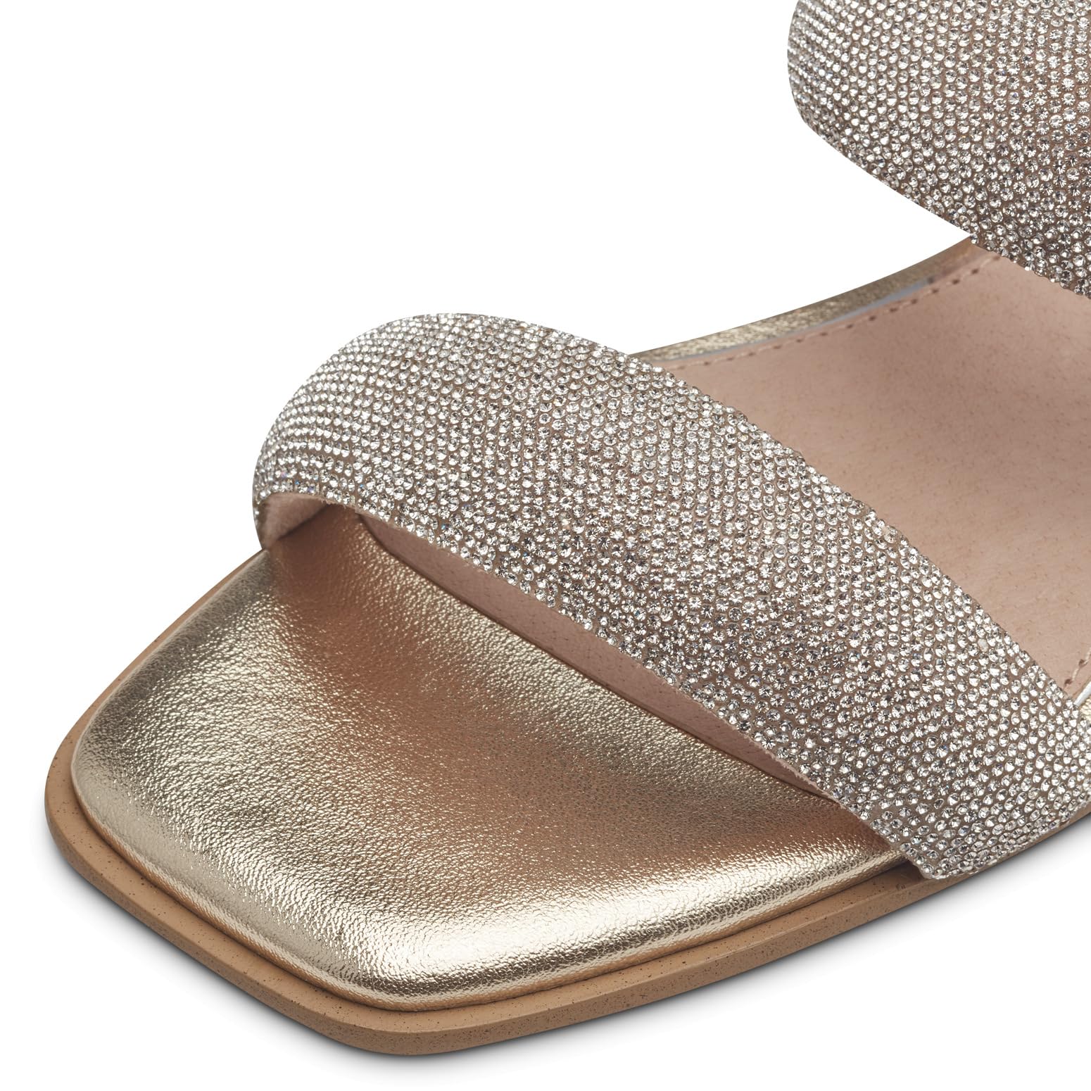 MARCO TOZZI by Guido Maria Kretschmer Ciabattine Donna con Tacco a Blocco Glitterate