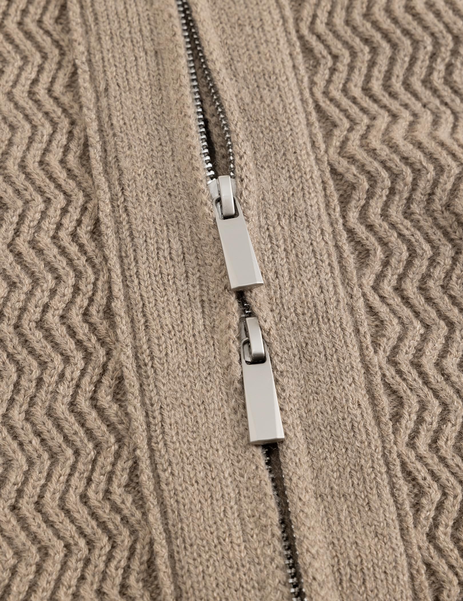 Aelfric Eden Kardigan damski zamek błyskawiczny sweter Basic Cardigan | Sweter z zamkiem błyskawicznym Sweter z dzianiny Wzór warkocz Dzianinowy Kardigan Dzianinowy Sweter Na Co Dzień Jesień Zima