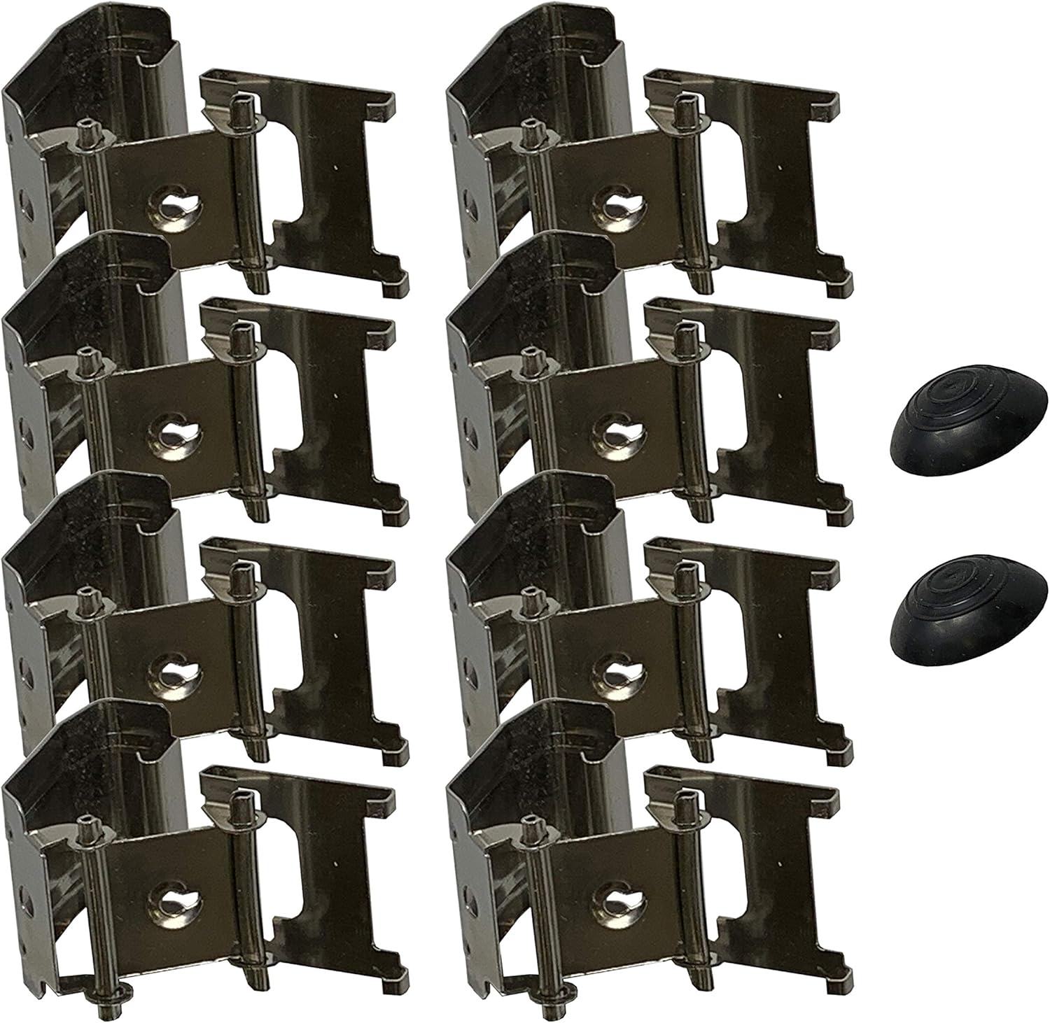 KASTLITE CT2-LATCH4-CC | Clear Polycarbonate Citadel 2 Diffuser Latches | Works With 48" Vapor Tight Fixtures | Manufactured by SLP | 8 Pack + 2 End Plugs