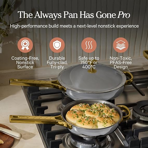 Our Place Mini Titanium Always Pan Pro 8.5 Nonstick Frying Pan w/Spatula