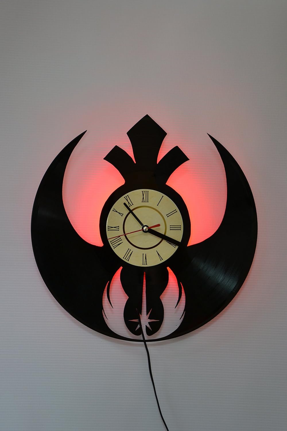 Star Wars Design Night Light Wall Lights Wall Lamp Star Wars Wall Clock Cool Rest Room Wall Art Decor White Amazon Com