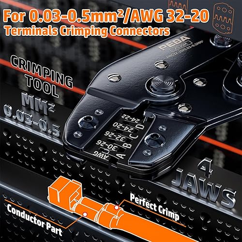 Miniatura 3 de Kit de herramienta de crimpado PEBA y conector Dupont - 24 tipos de conectores Dupont de 2.54 mm y clavijas de engaste, contactos y carcasas JST-XH