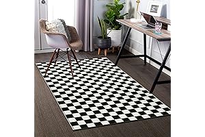 Seavish Checkered Rug: Perfect Flooring for Any Home