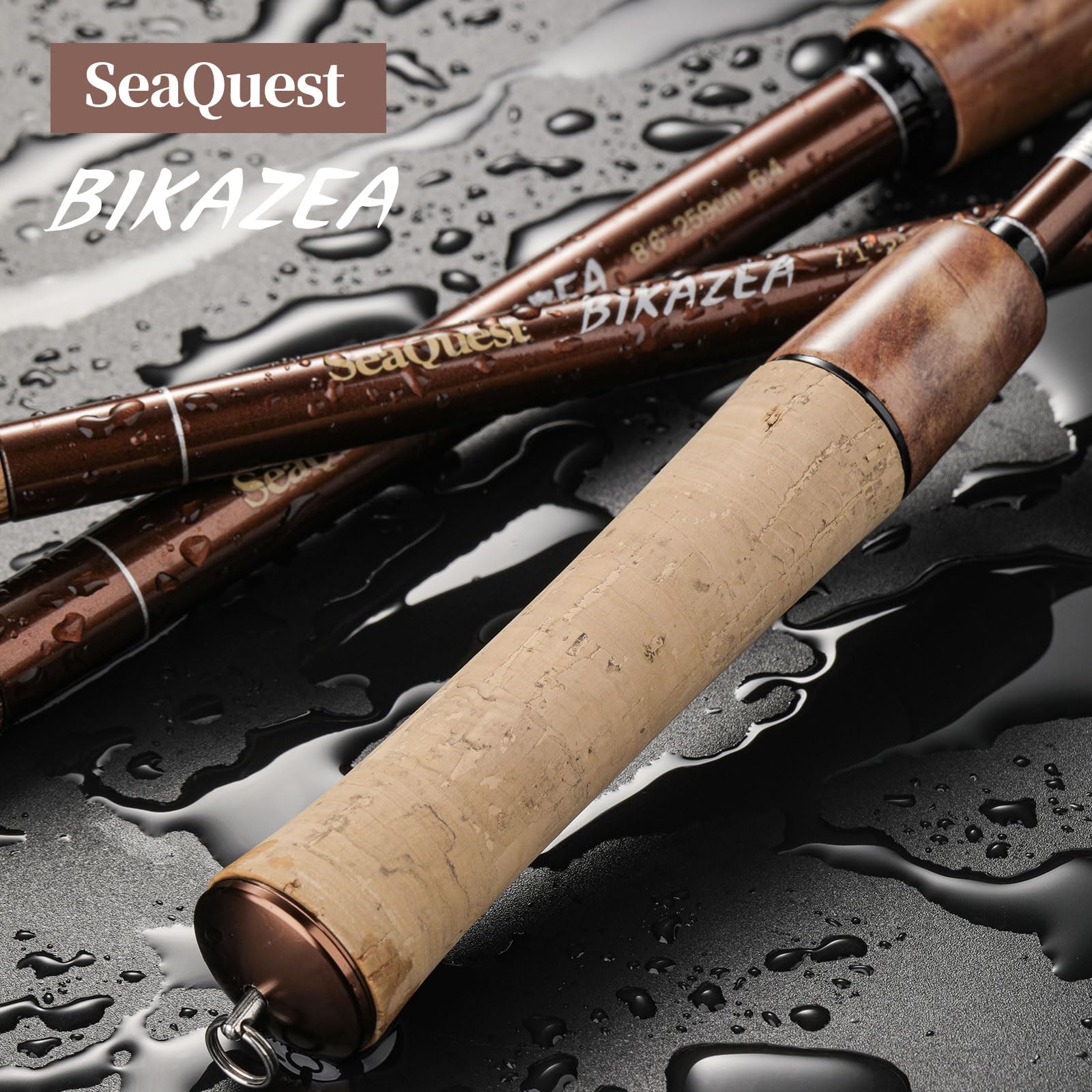 Seaquest Caña de Pesca Tenkara Rod Viajero Portátil Elástica Poste de Fundición con Tubo de Almacenamiento