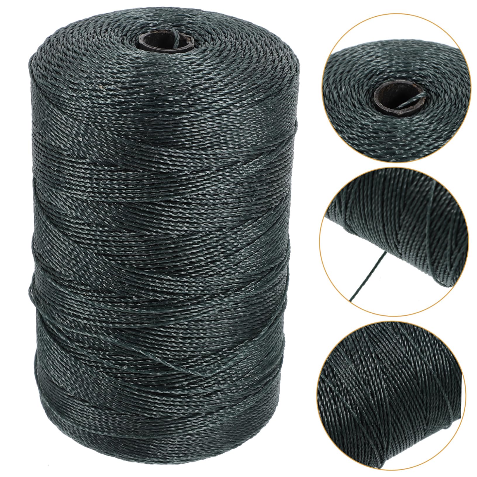 Gadpiparty 1Roll Multipurpose Nylon Twine Strong Fishing Line for Net Repair Braided Twine String for Crafts Outdoor Rope for Fishing Enthusiasts for Binding and Weaving : Sports & Outdoors